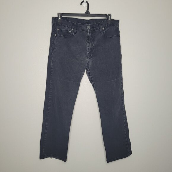 Levi's 569 loose straight fit black jeans size 34x30 - Picture 1 of 8